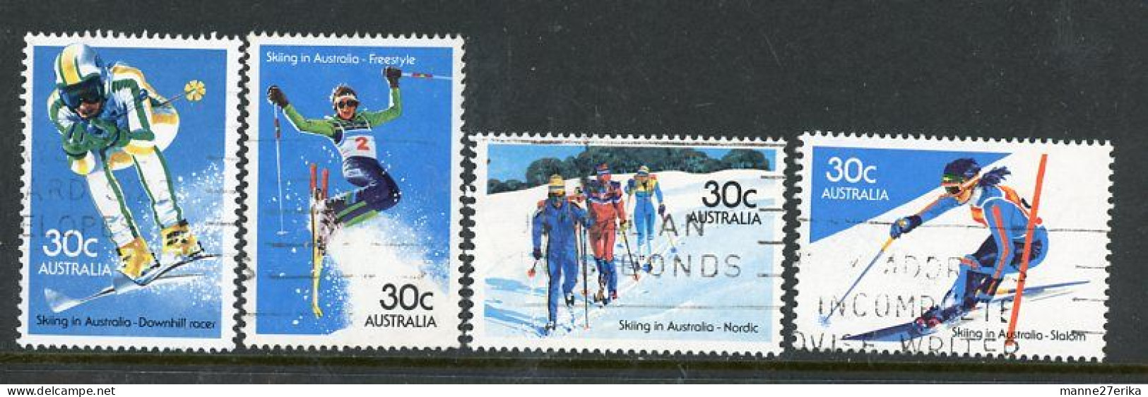 Australia 1989 USED Skiing - Ongebruikt