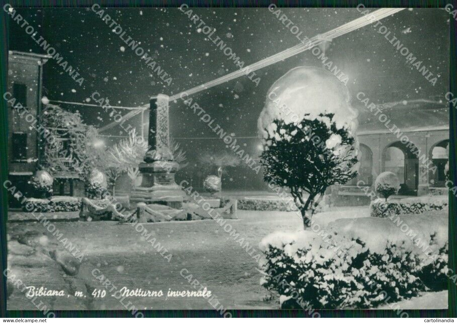 Torino Bibiana Nevicata Foto FG Cartolina ZK6605 - Altri & Non Classificati