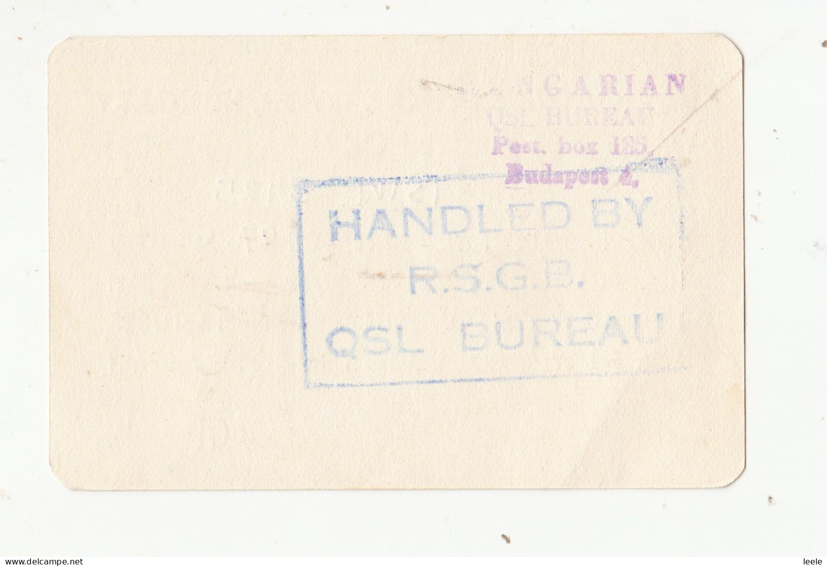A39. Vintage QSL Radio Communication Card. Gyor, Hungary.1959. - Radio