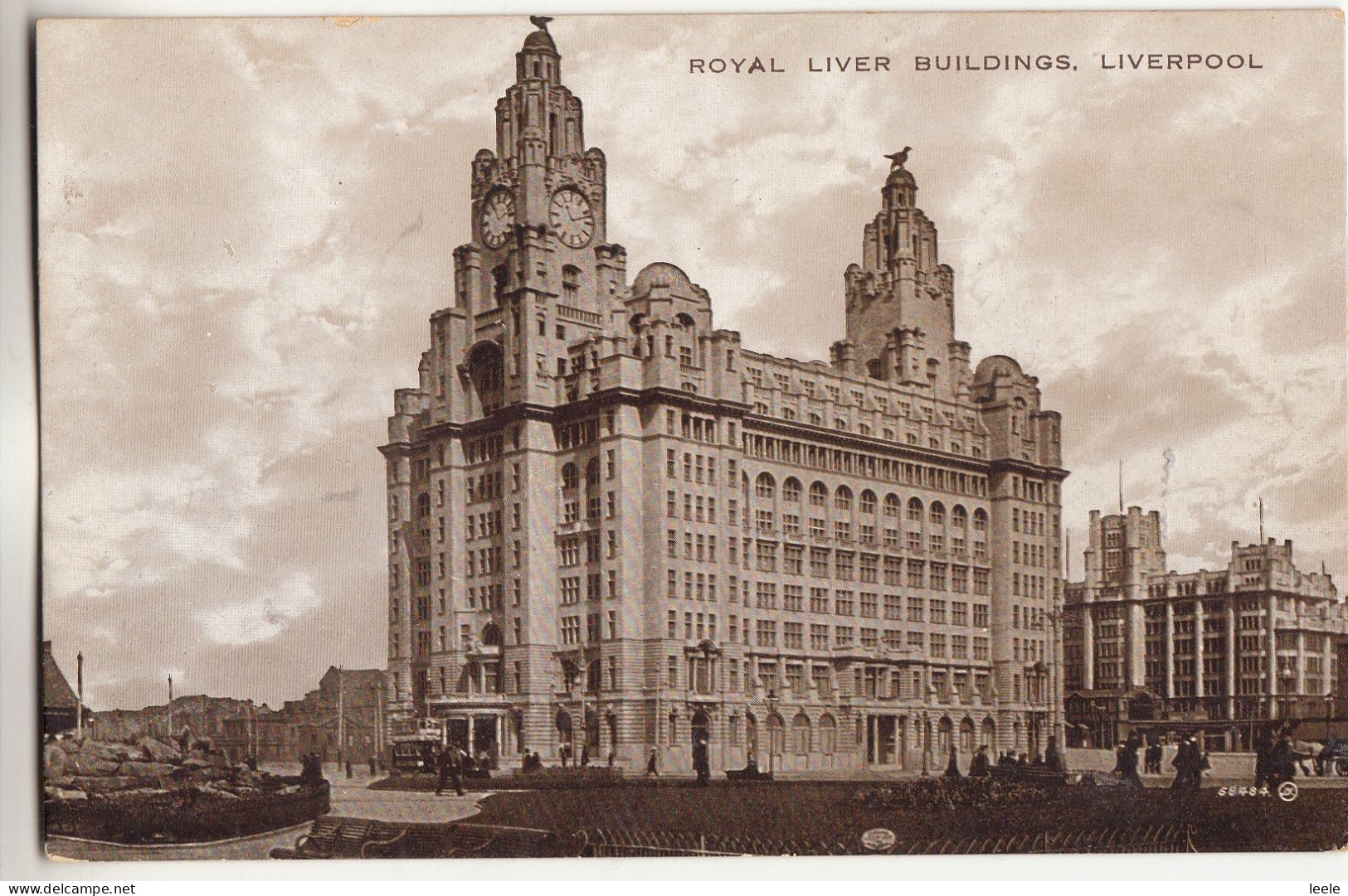 A13. Vintage Postcard. Royal Liver Buildings, Liverpool. - Liverpool