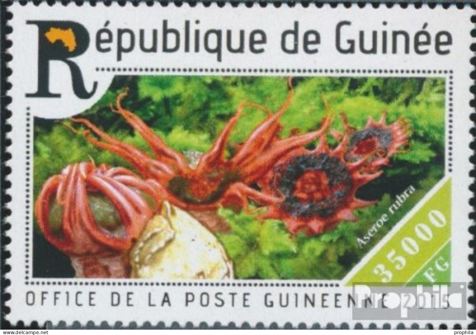 Guinea 11042 (kompl. Ausgabe) Postfrisch 2015 Pilze - Guinea (1958-...)