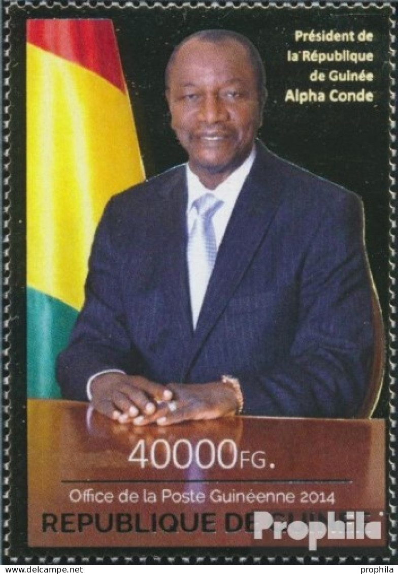 Guinea 11032 (kompl. Ausgabe) Postfrisch 2015 Alpha Condé - Guinea (1958-...)