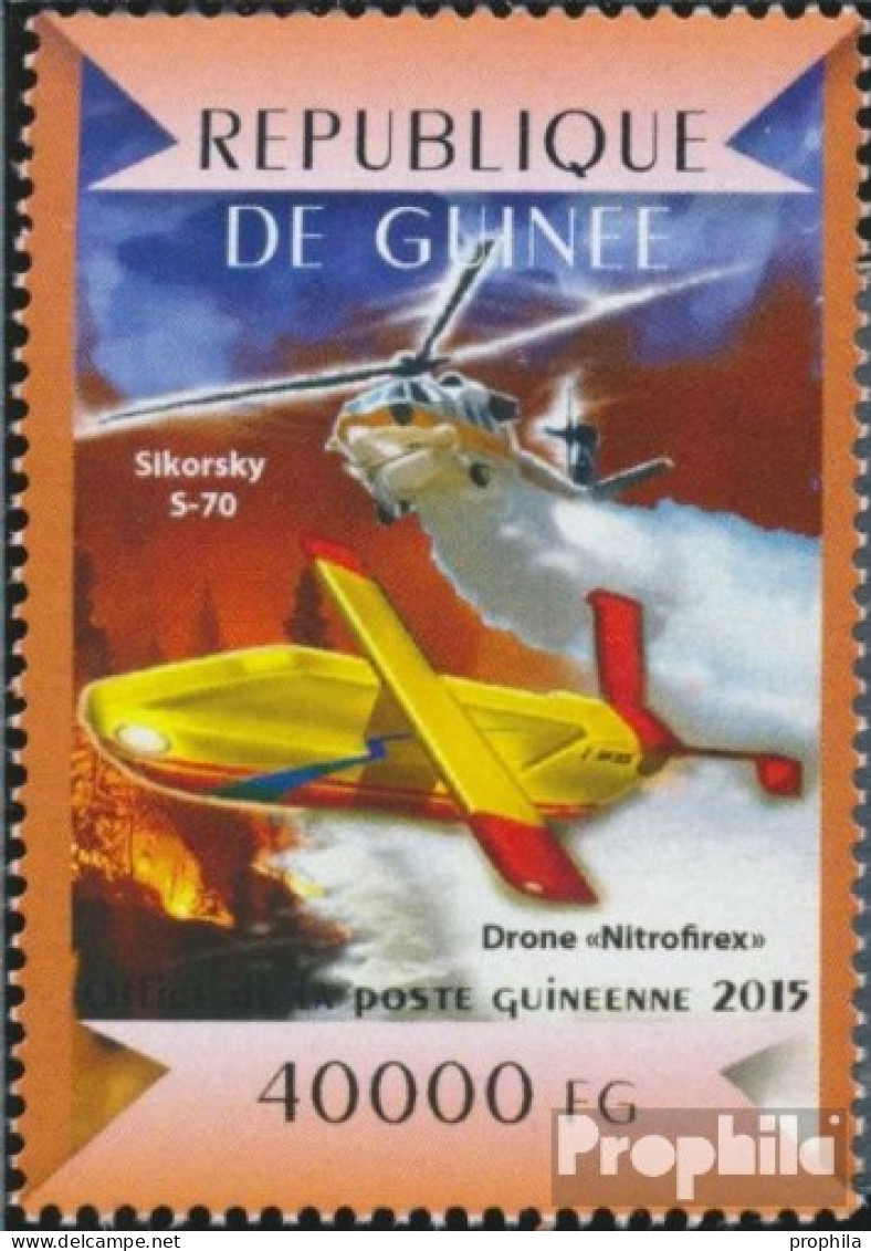 Guinea 11026 (kompl. Ausgabe) Postfrisch 2015 Brandbekämpfung Aus Der Luft - Guinea (1958-...)