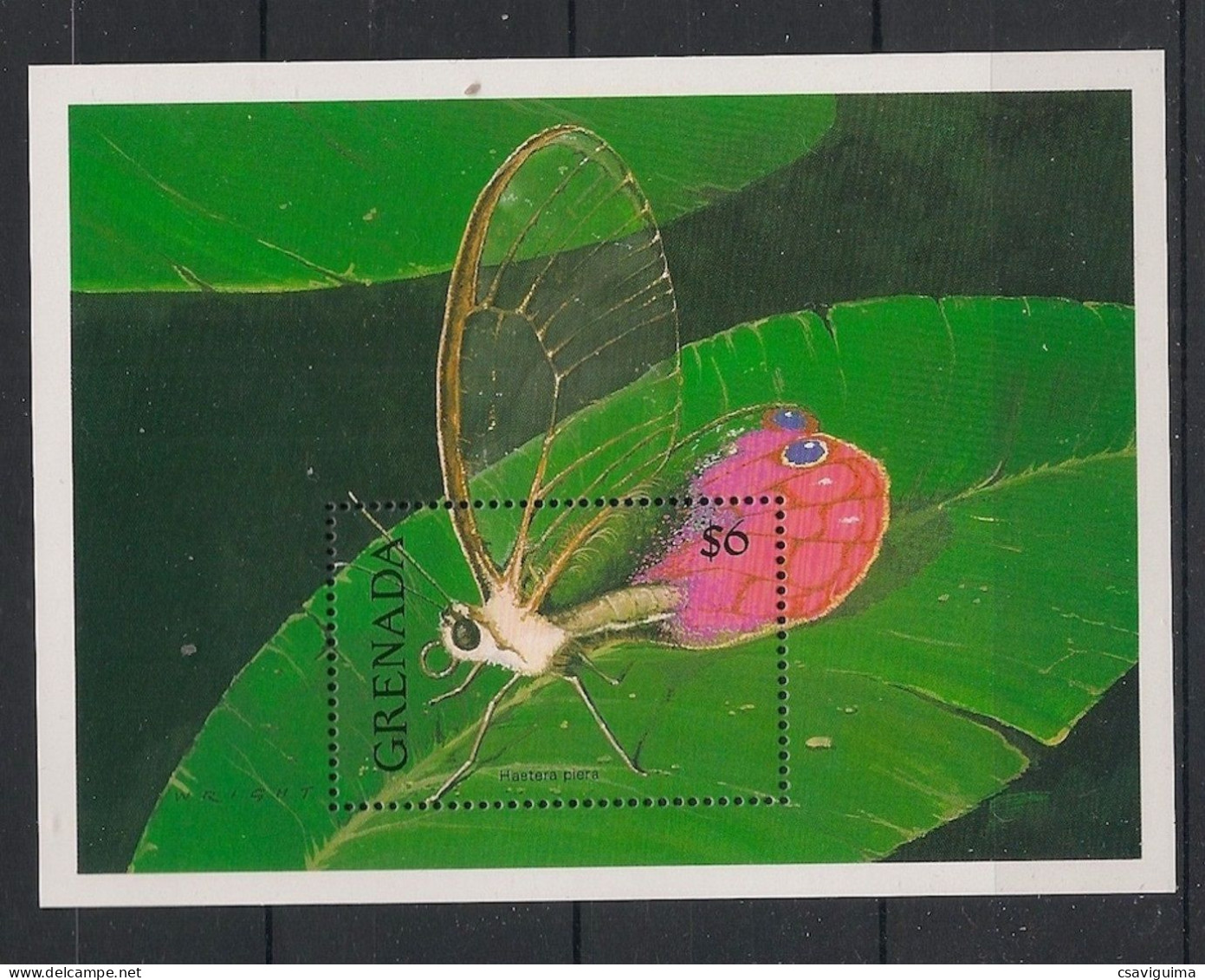 Grenada - 1991 - Insects: Butterflies - Yv Bf 274 - Farfalle