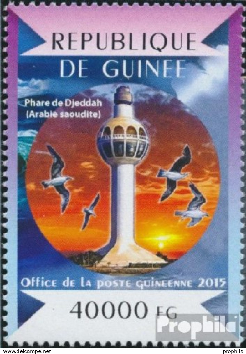 Guinea 11011 (kompl. Ausgabe) Postfrisch 2015 Leuchttürme Aus Aller Welt - Guinée (1958-...)