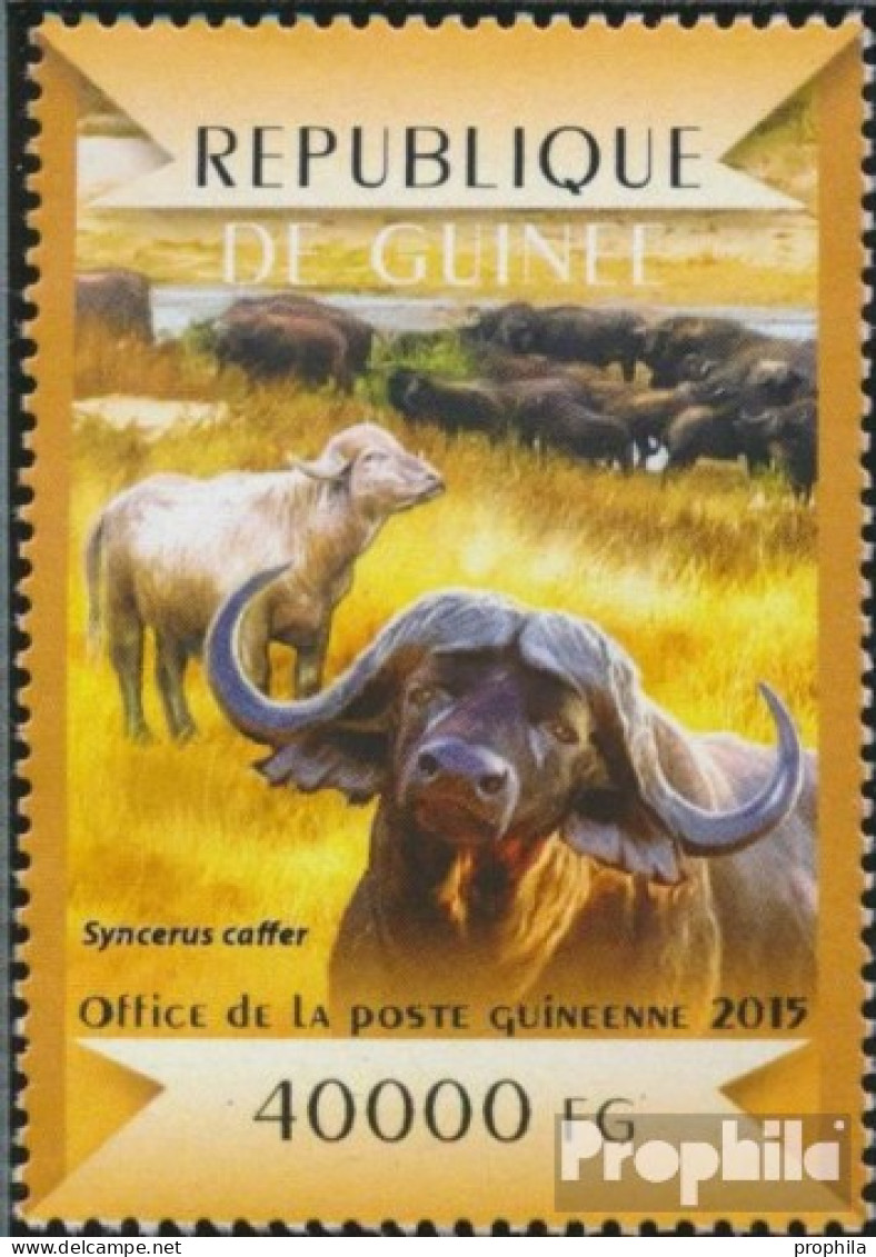 Guinea 10946 (kompl. Ausgabe) Postfrisch 2015 Büffel - Guinea (1958-...)