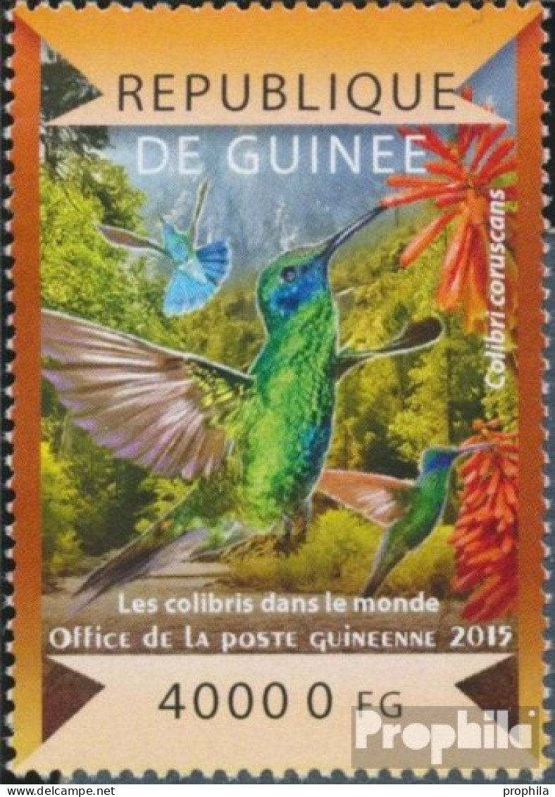 Guinea 10936 (kompl. Ausgabe) Postfrisch 2015 Kolibris - República De Guinea (1958-...)