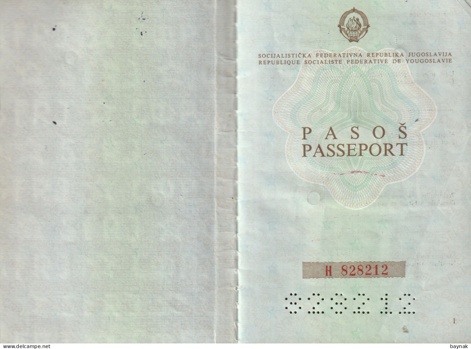 PM104 -   SFR YUGOSLAVIA   --  PASSPORT    -  MAN  - 1986  --  VISA:   MALAYSIA, SINGAPORE, THAILAND, ANTIGUA & BARBUDA - Historische Dokumente