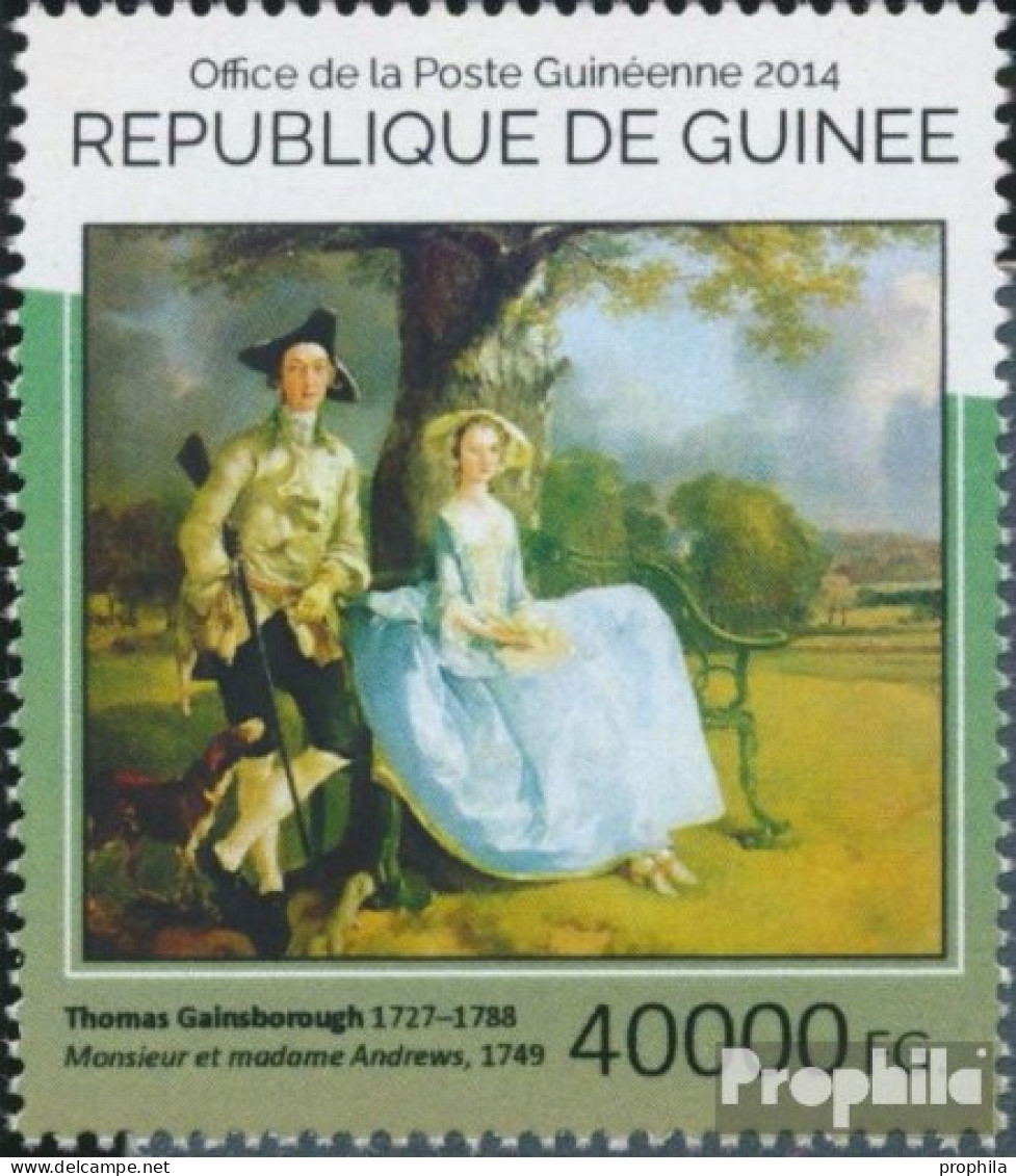 Guinea 10731 (kompl. Ausgabe) Postfrisch 2014 Thomas Gainsborough - República De Guinea (1958-...)