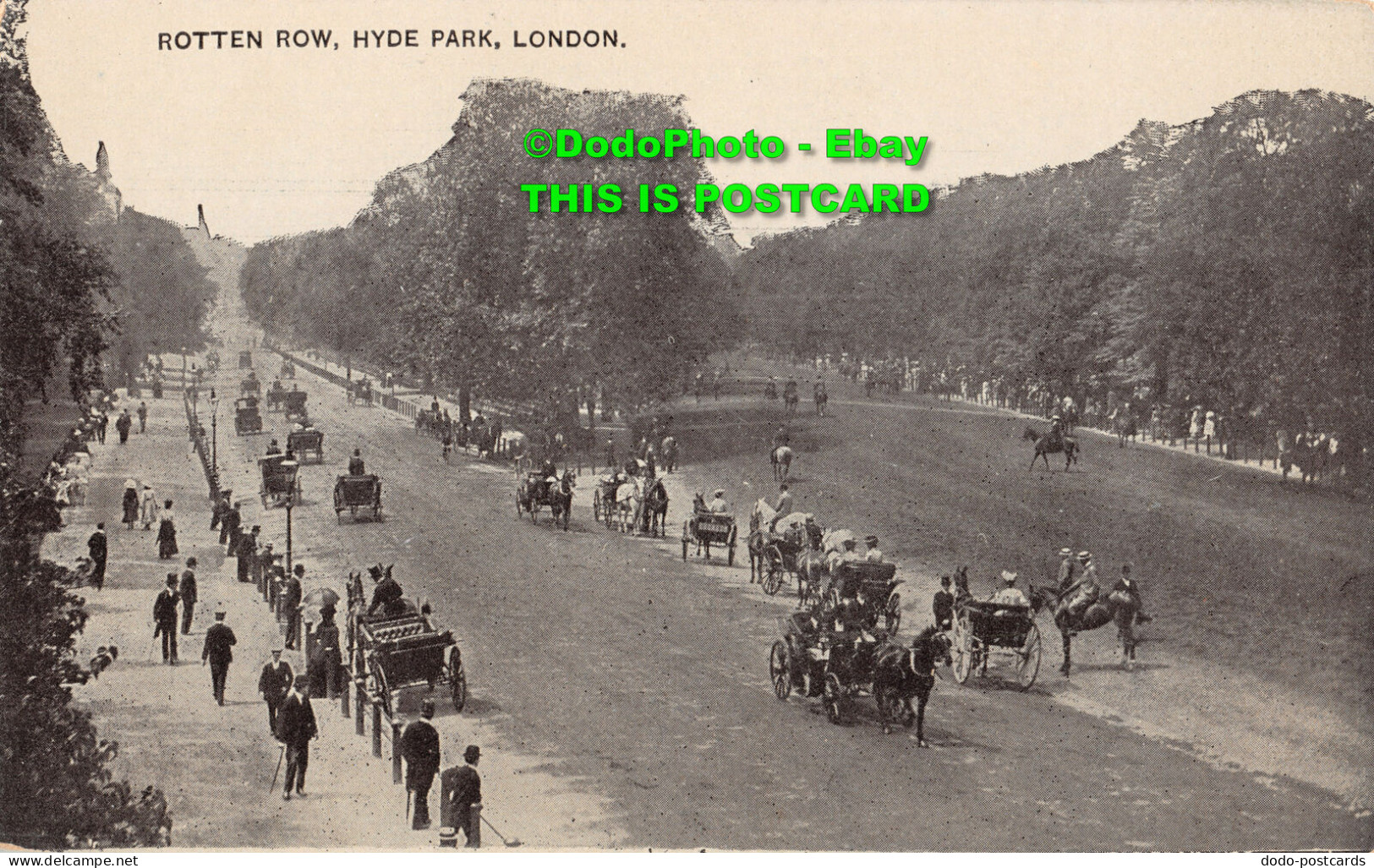 R430671 Rotten Row. Hyde Park. London. The Auto Photo Series - Andere & Zonder Classificatie