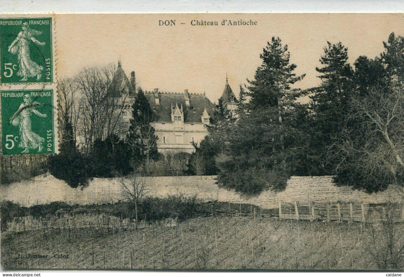 -01-AIN - DON -   Chateau D'Antioche - Hauteville-Lompnes