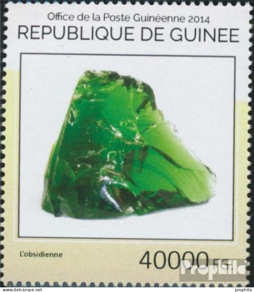 Guinea 10661 (kompl. Ausgabe) Postfrisch 2014 Mineralien - Guinea (1958-...)