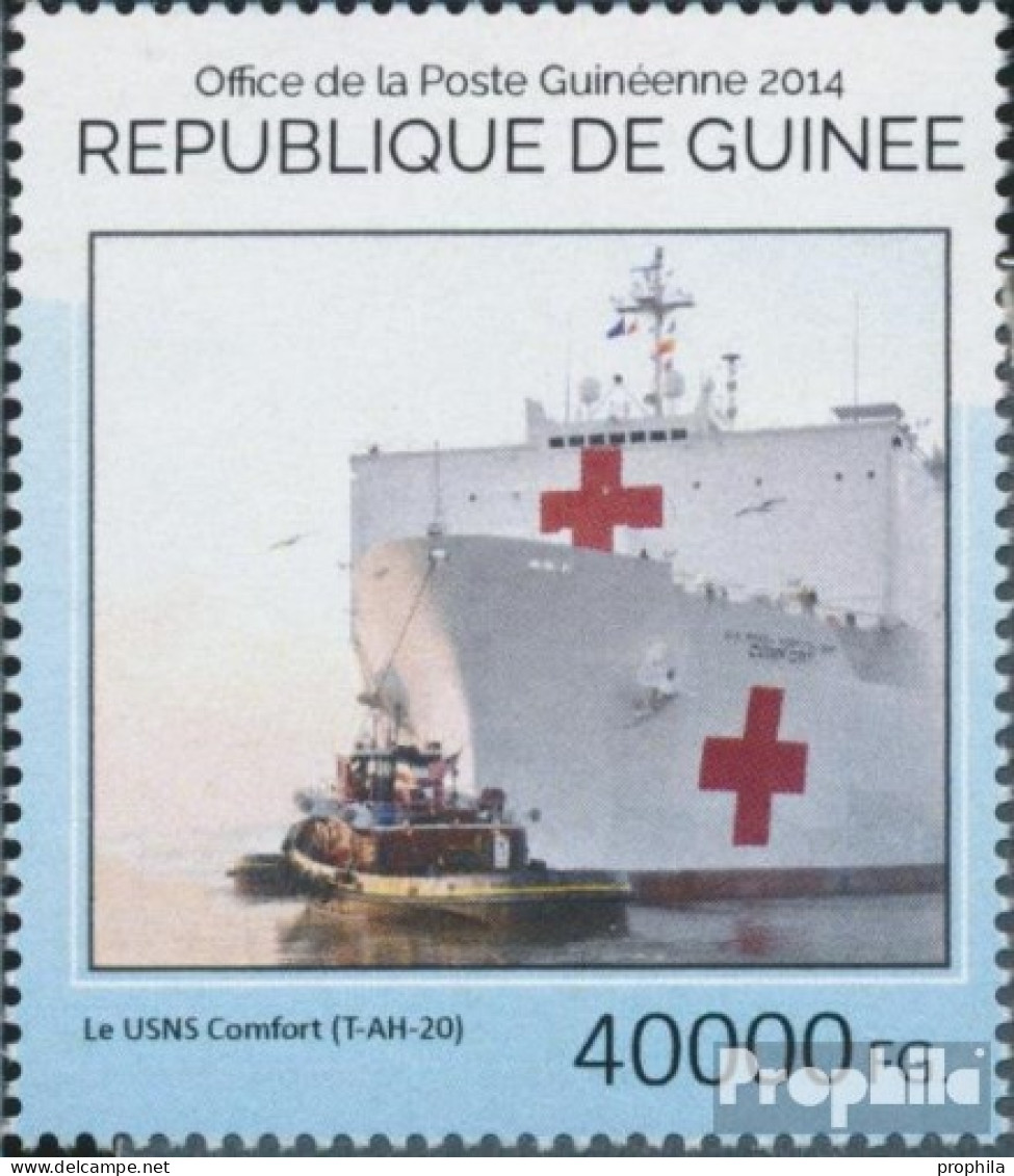 Guinea 10651 (kompl. Ausgabe) Postfrisch 2014 Spezielle Verkehrsmittel - Guinea (1958-...)