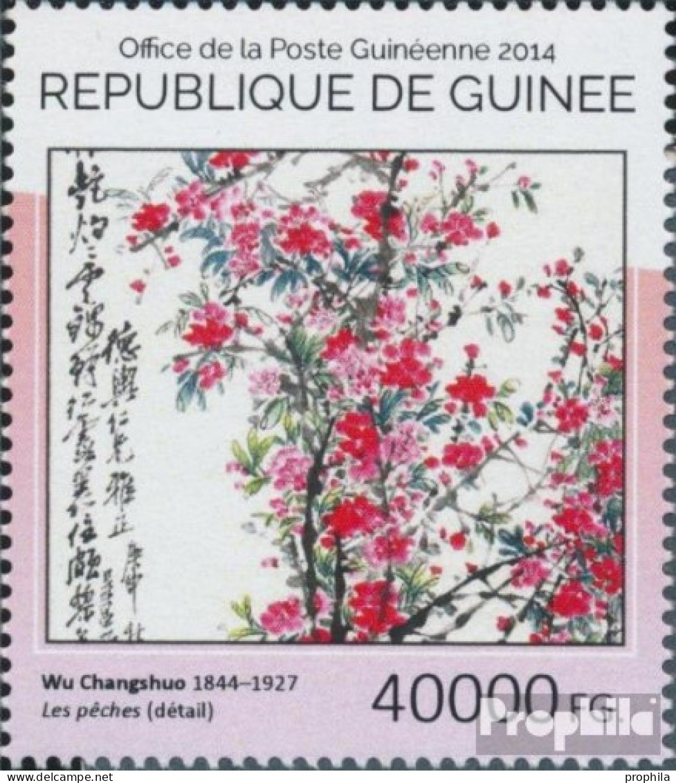 Guinea 10631 (kompl. Ausgabe) Postfrisch 2014 Wu Changshuo - Guinée (1958-...)