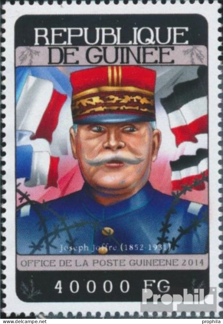 Guinea 10431 (kompl. Ausgabe) Postfrisch 2014 Erster Weltkrieg - República De Guinea (1958-...)