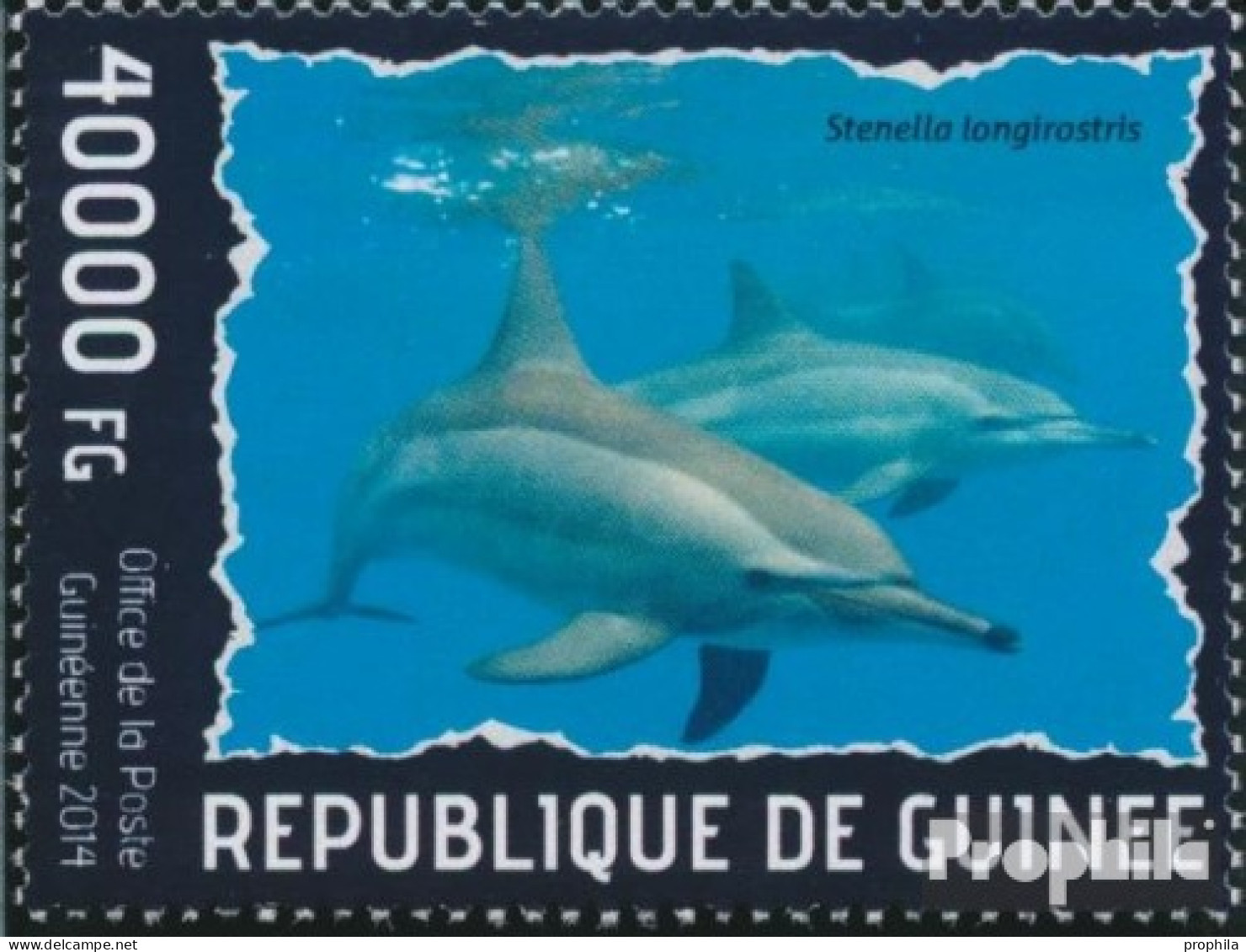 Guinea 10270 (kompl. Ausgabe) Postfrisch 2014 Delfine - Guinée (1958-...)