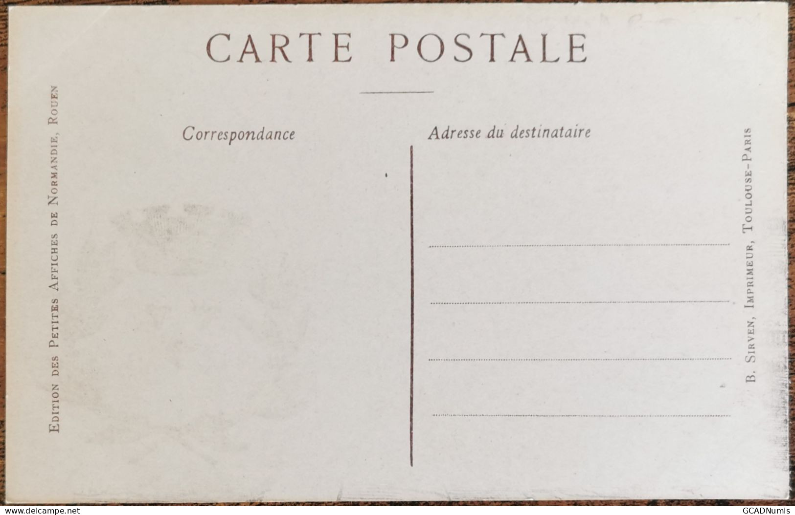 CARTE POSTALE Billet 1 Franc Chambre De Commerce De La CORREZE - Otros & Sin Clasificación