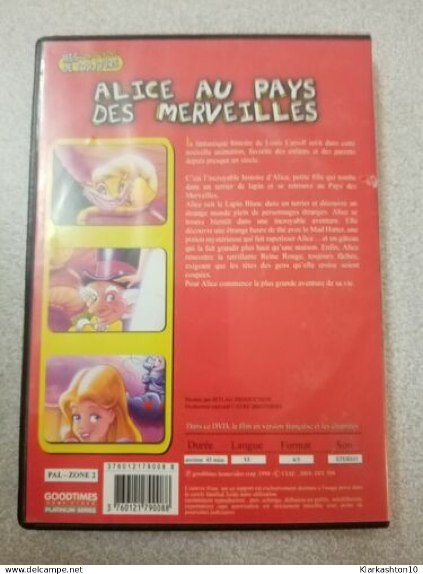 Dvd - Alice Au Pays Des Merveilles - Sonstige & Ohne Zuordnung