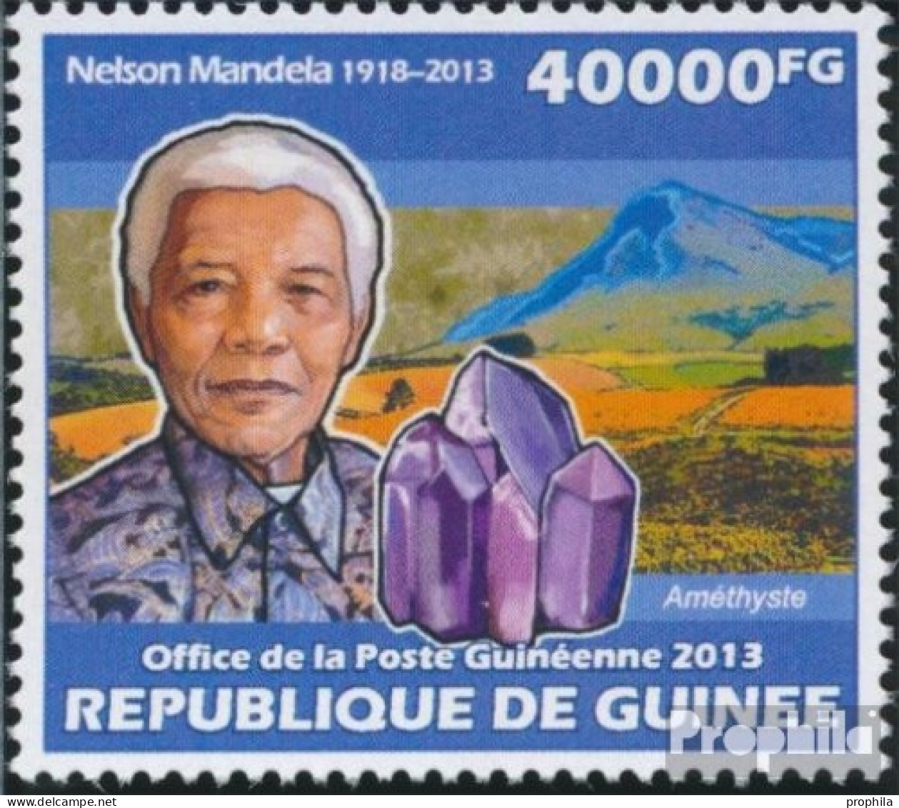 Guinea 10180 (kompl. Ausgabe) Postfrisch 2013 Nelson Mandela - República De Guinea (1958-...)