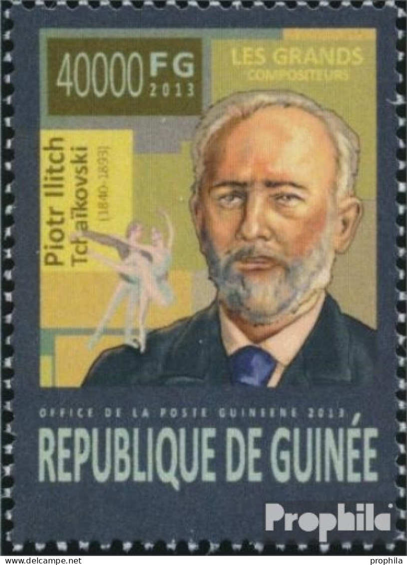 Guinea 10025 (kompl. Ausgabe) Postfrisch 2013 Piotr Iljitsch Tschaikowski - República De Guinea (1958-...)
