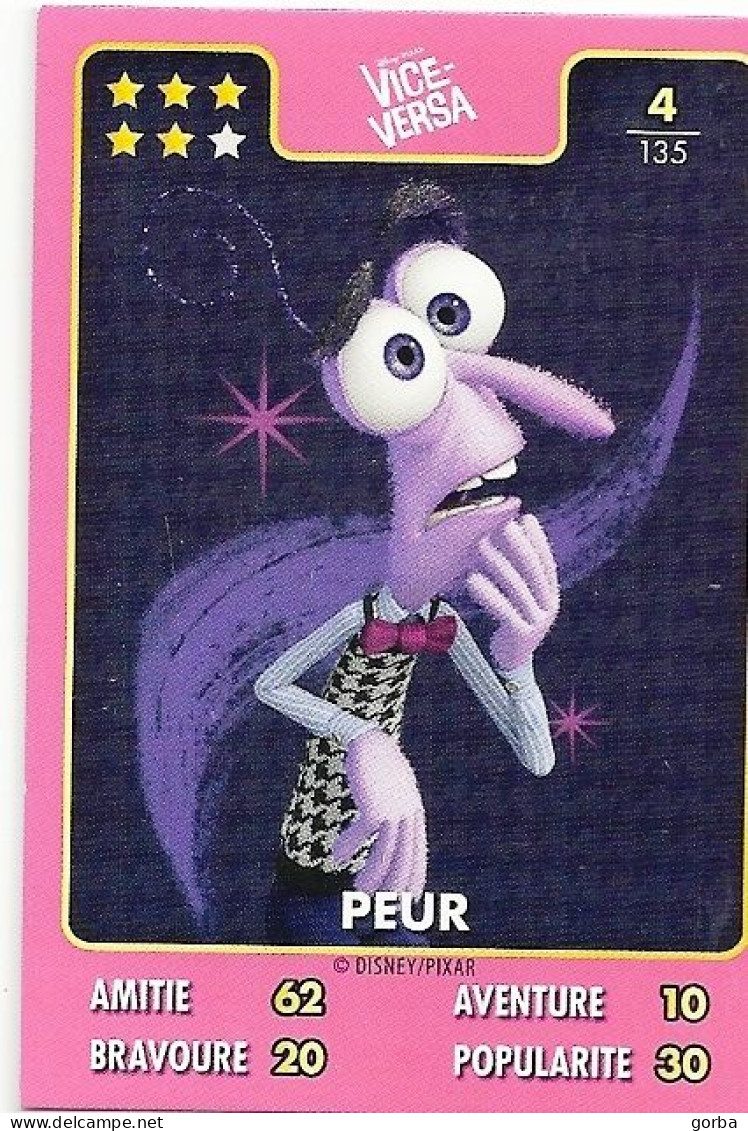 * Lot De 15 Cartes Disney Pixar -  Edition Française - Vente Possible Au Détail - Disney