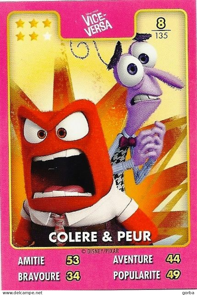 * Lot de 15 Cartes Disney Pixar -  Edition Française - Vente possible au détail