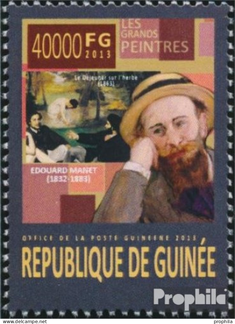 Guinea 10003 (kompl. Ausgabe) Postfrisch 2013 Edouard Manet - República De Guinea (1958-...)