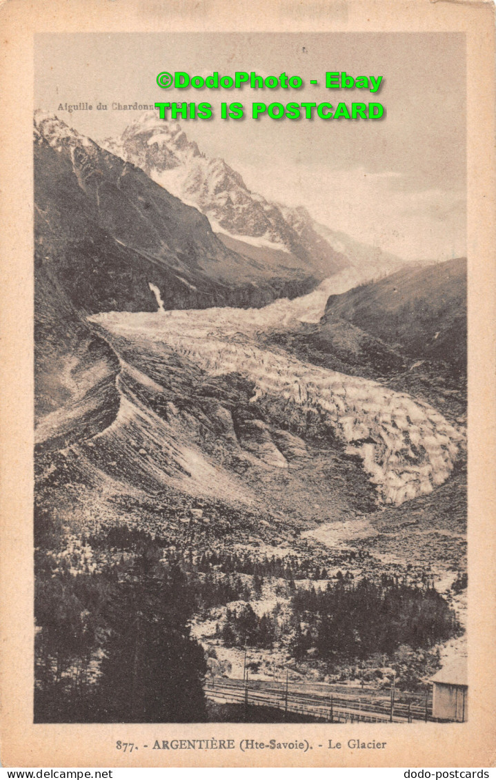 R430798 877. Argentiere. Hte Savoie. Le Glacier. Aiguille Du Chardonnet. L. Faur - Mundo