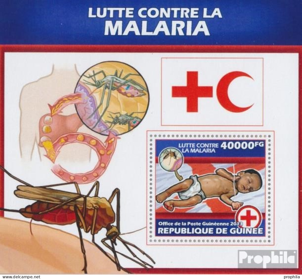 Guinea Block 2331 (kompl. Ausgabe) Postfrisch 2013 Malaria - Guinea (1958-...)