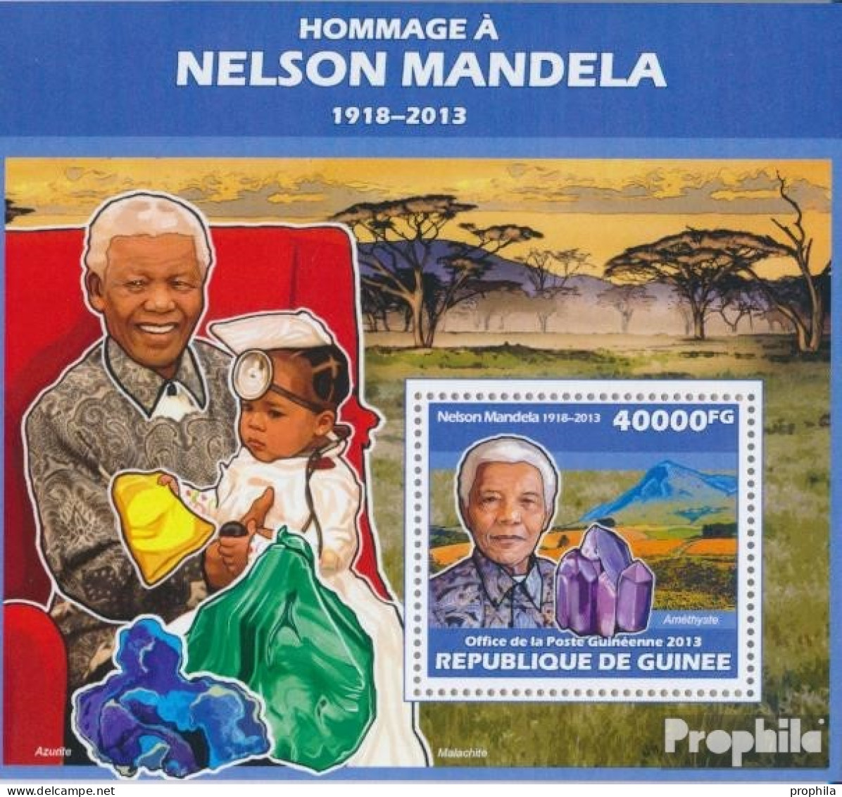Guinea Block 2321 (kompl. Ausgabe) Postfrisch 2013 Nelson Mandela - Guinea (1958-...)