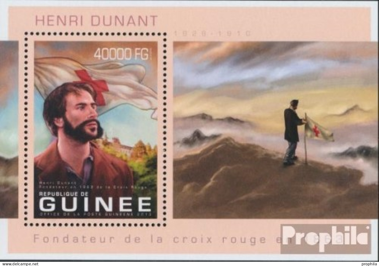 Guinea Block 2245 (kompl. Ausgabe) Postfrisch 2013 Henri Dunant - Guinea (1958-...)