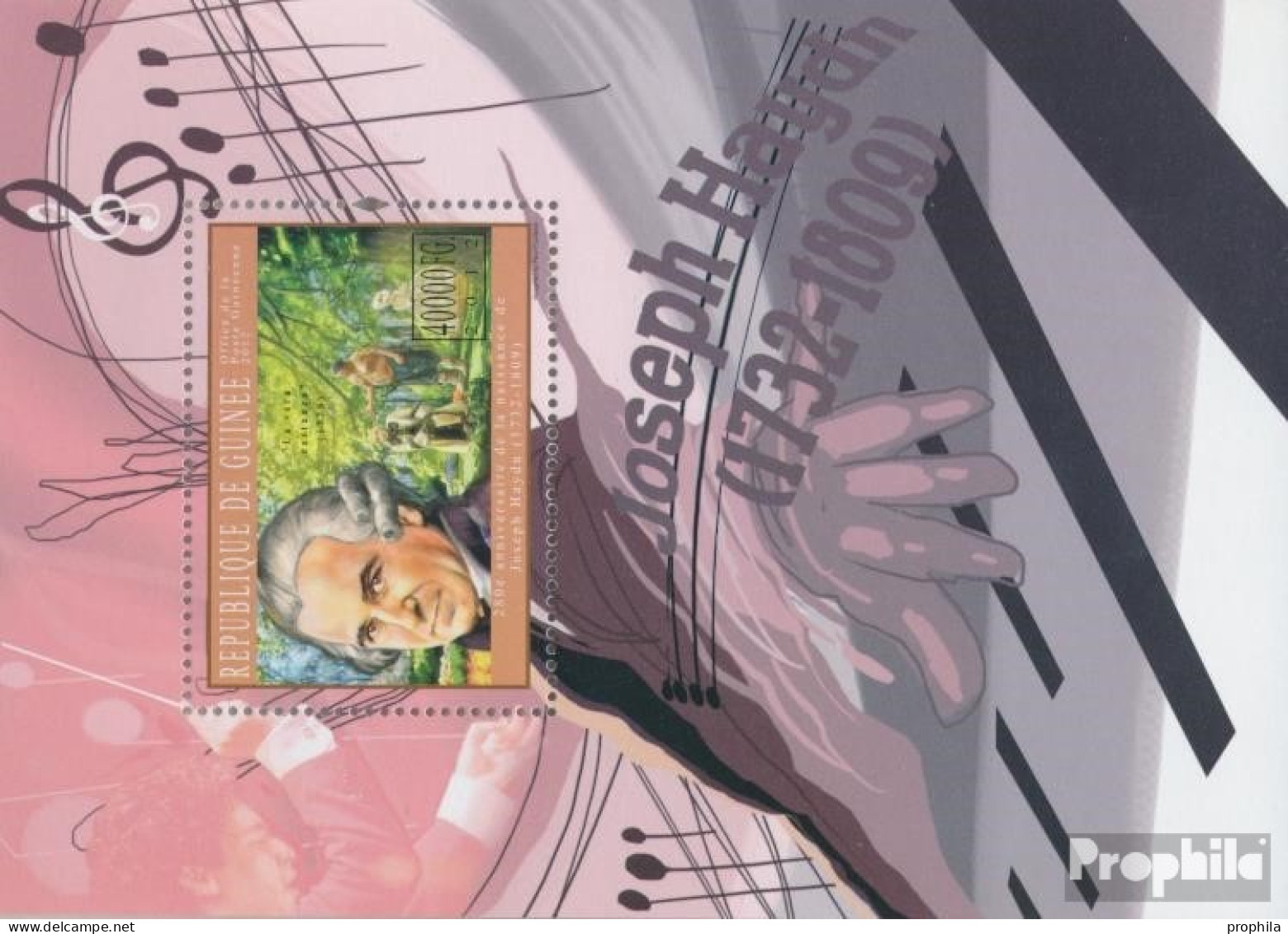 Guinea Block 2056 (kompl. Ausgabe) Postfrisch 2012 Joseph Haydn (1732-1809) - Guinee (1958-...)