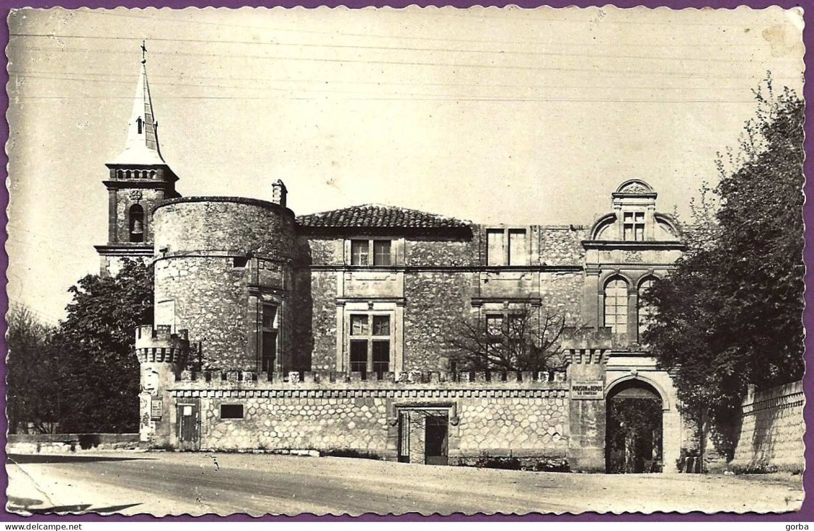 *CPA  - 13 - LA ROQUE D'ANTHERON - Le Chateau - Centre De Convalescence Et Diététique - Autres & Non Classés