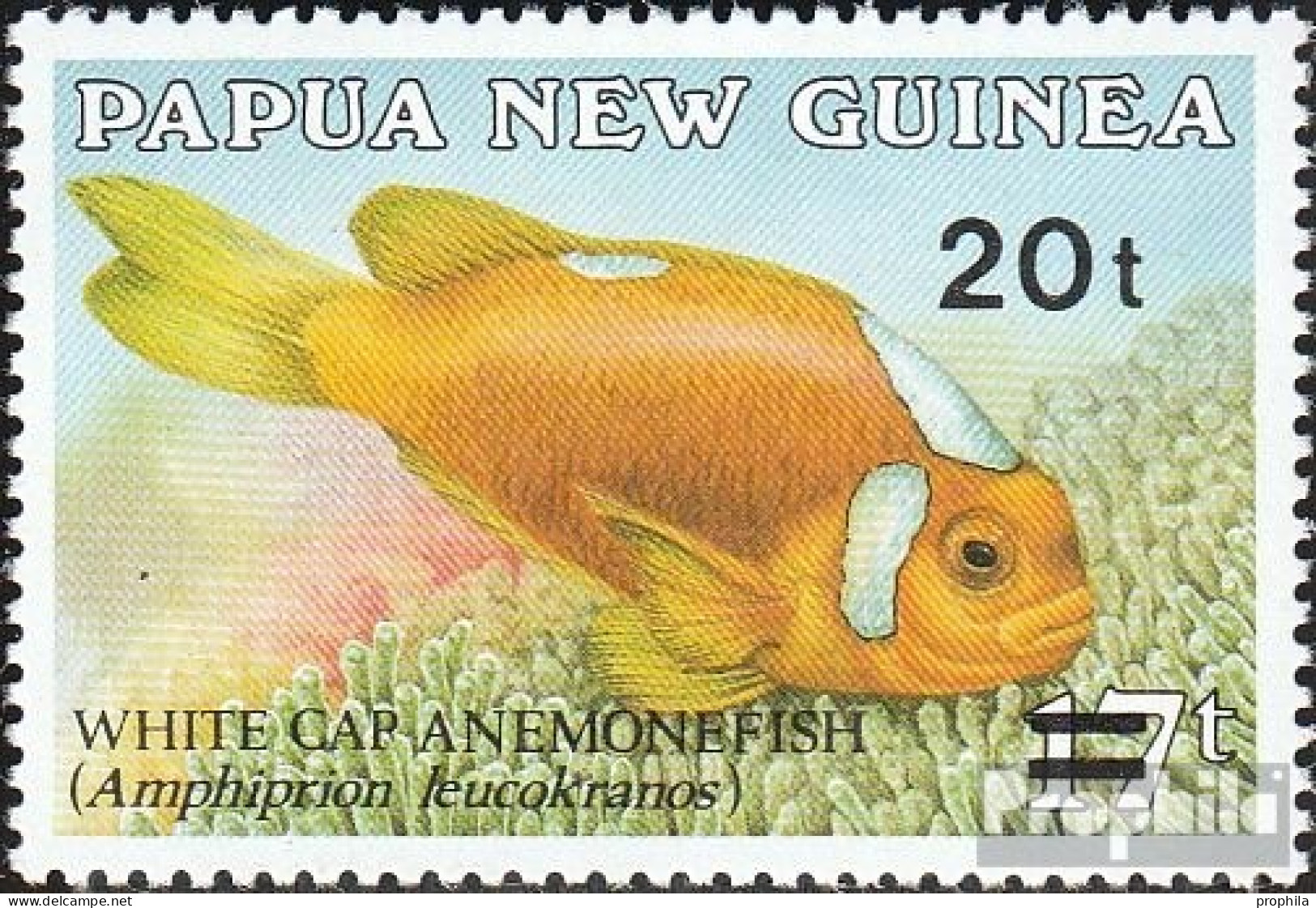 Papua-Neuguinea 592 (kompl.Ausg.) Postfrisch 1989 Anemonenfische - Papúa Nueva Guinea