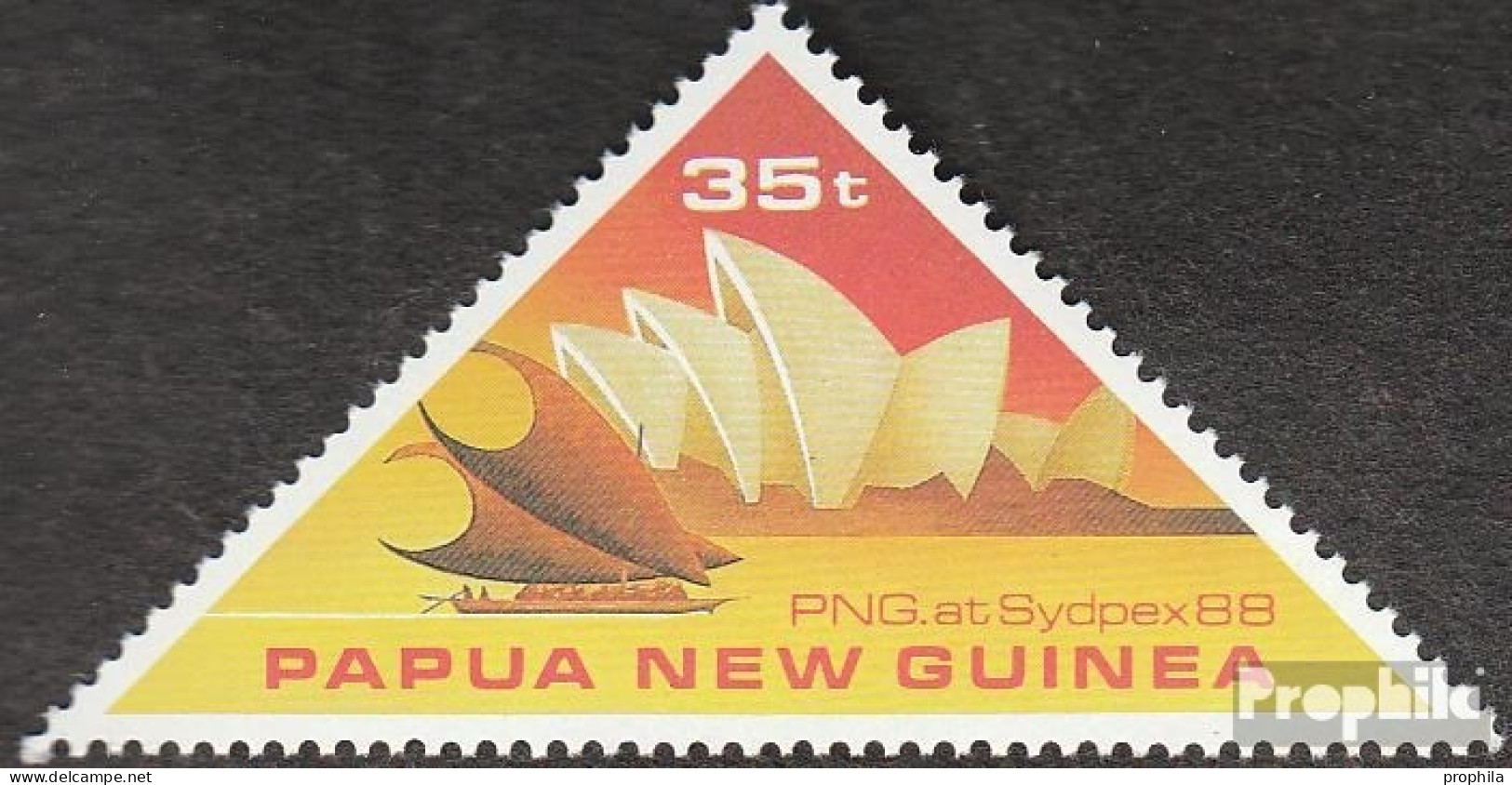 Papua-Neuguinea 571 (kompl.Ausg.) Postfrisch 1988 Opernhaus Sydney - Papoea-Nieuw-Guinea