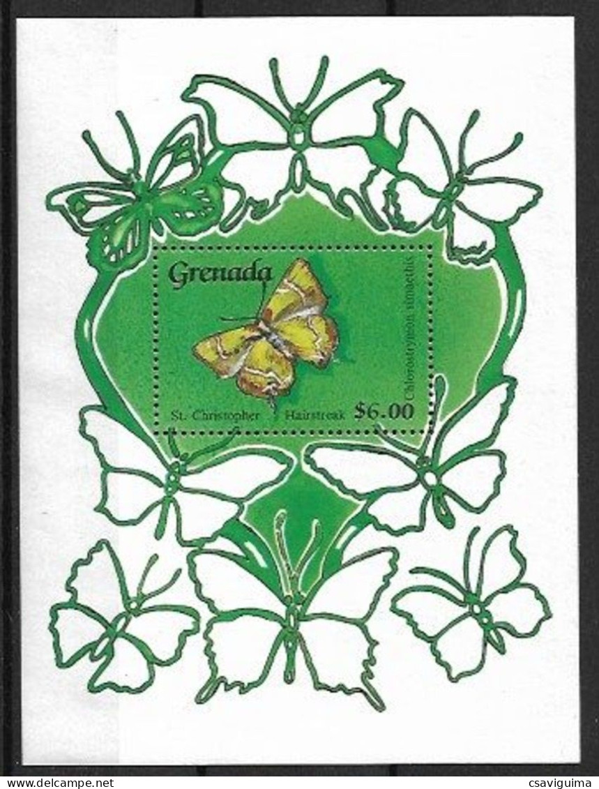 Grenada - 1989 - Insects: Butterflies - Yv Bf 222 - Vlinders