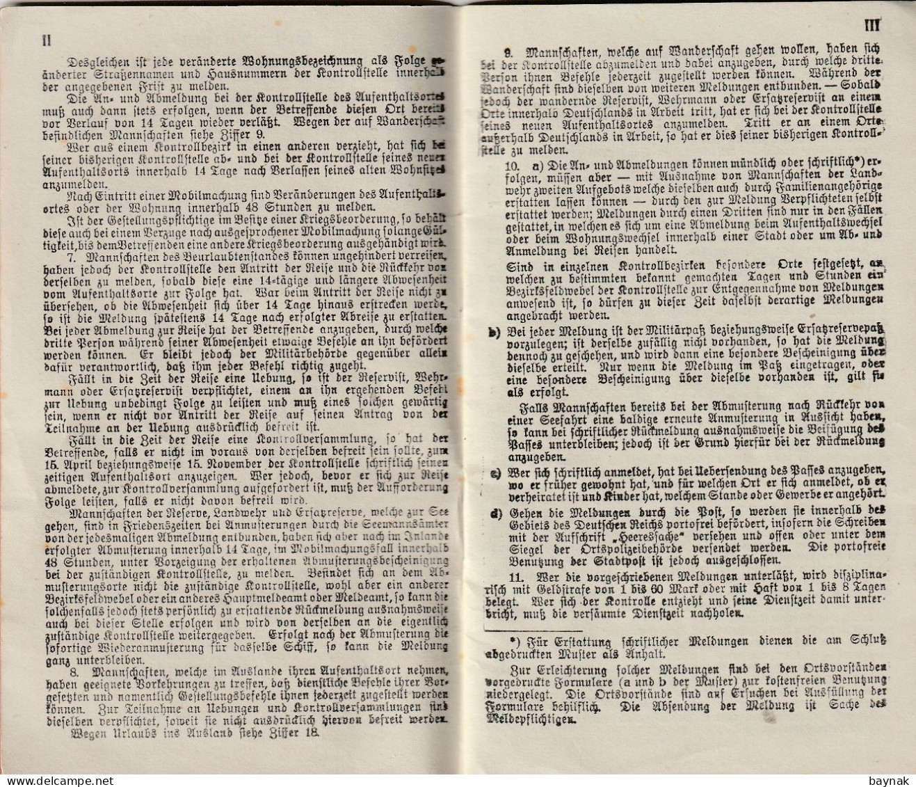 DEUTSCHLAND  -  POLAND   --  GRAUDENZ  ( GRUDZIADZ )  --  PREUSSEN  - MILITARPASS  --  RES. FELDART.  REG. 35, REG. 79 - Documents