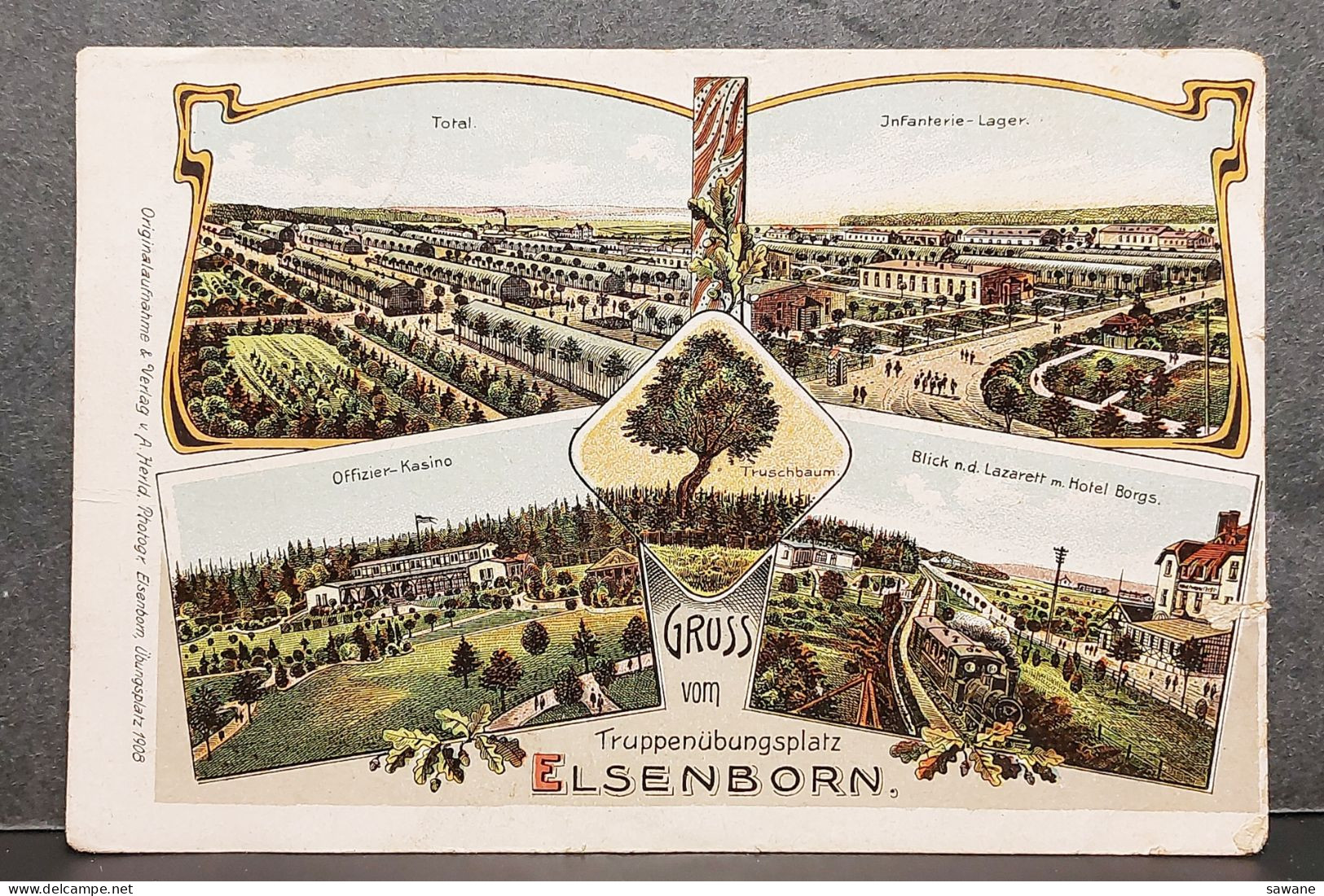 ELSENBORN , GRUSS VOM TRUPPENUBUNGSPLATZ , LOT 186 - Eupen Und Malmedy