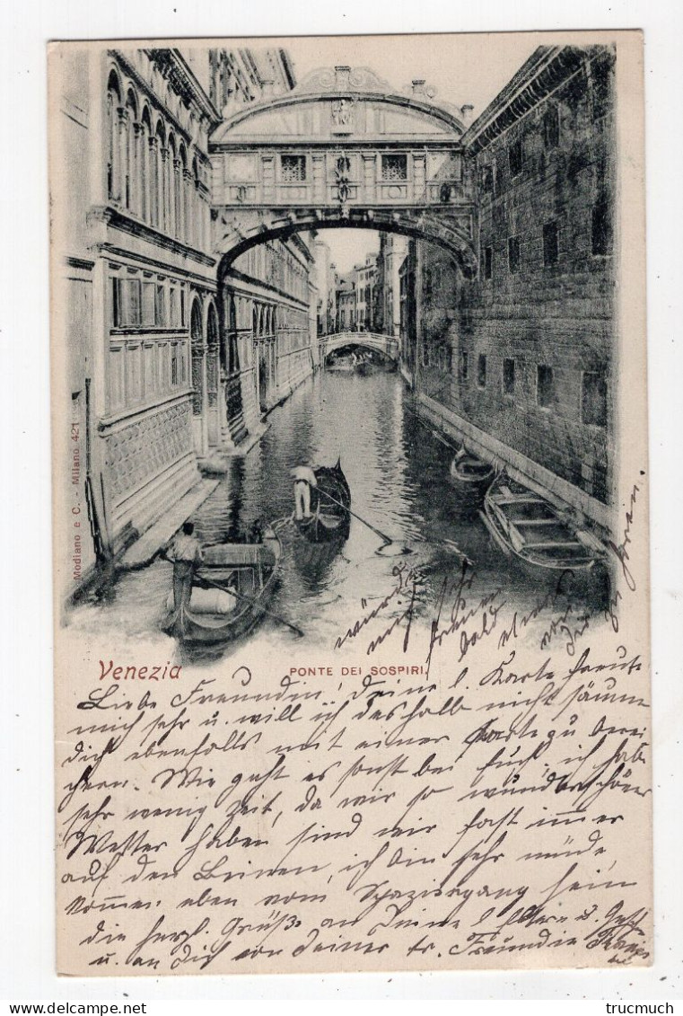 12 - VENEZIA - Ponte Dei Sospiri *1900* - Venezia (Venice)