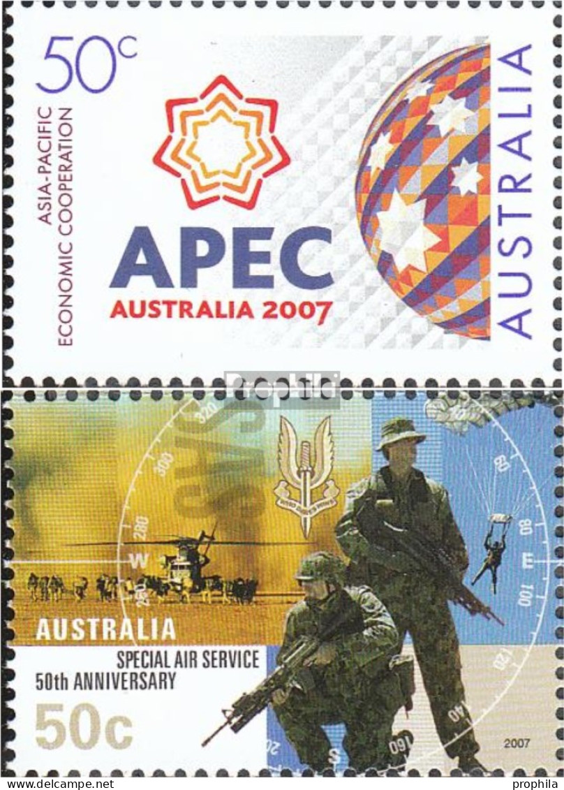 Australien 2872,2874 (kompl.Ausg.) Postfrisch 2007 APEC, SAS - Ungebraucht