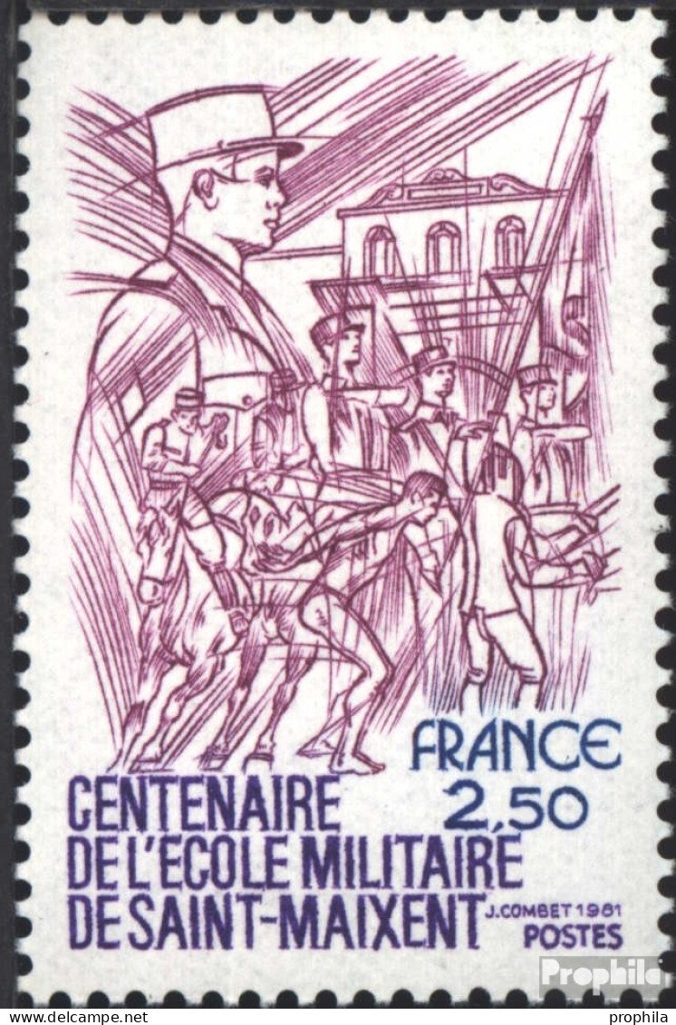 Frankreich 2261 (kompl.Ausg.) Postfrisch 1981 Militärschule - Unused Stamps