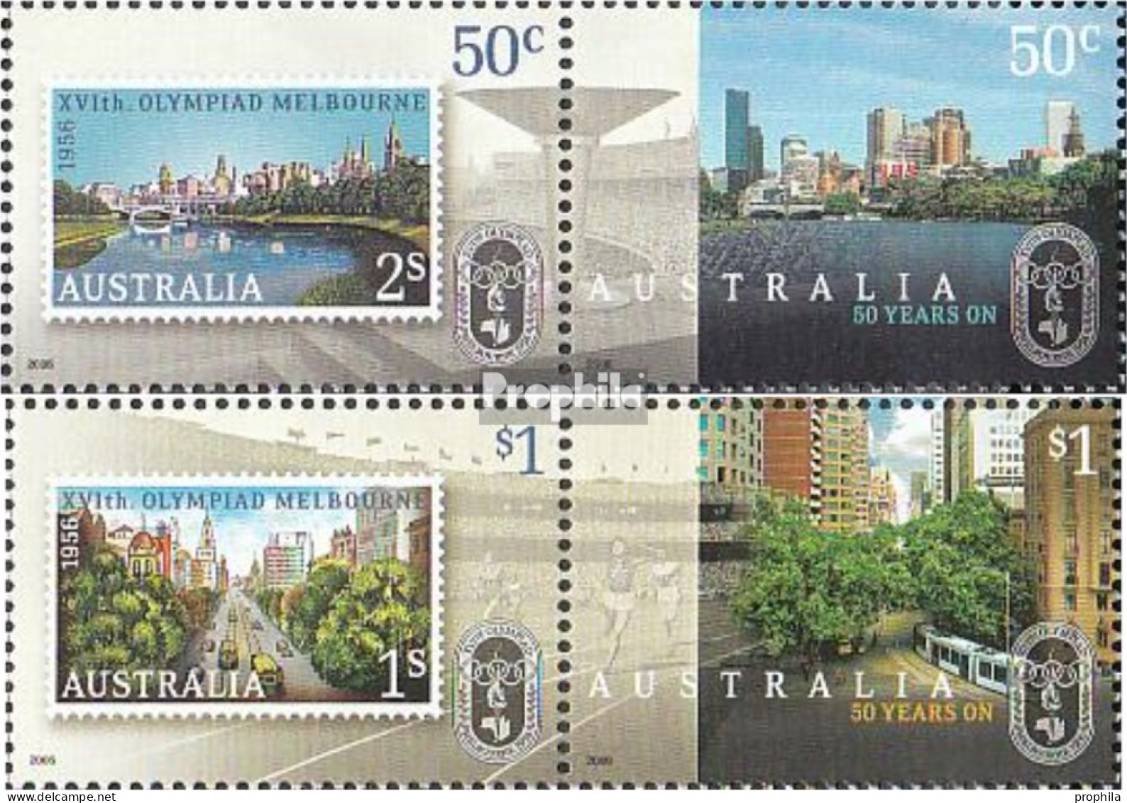 Australien 2742-2745 Paare (kompl.Ausg.) Postfrisch 2006 Olympia - Ungebraucht