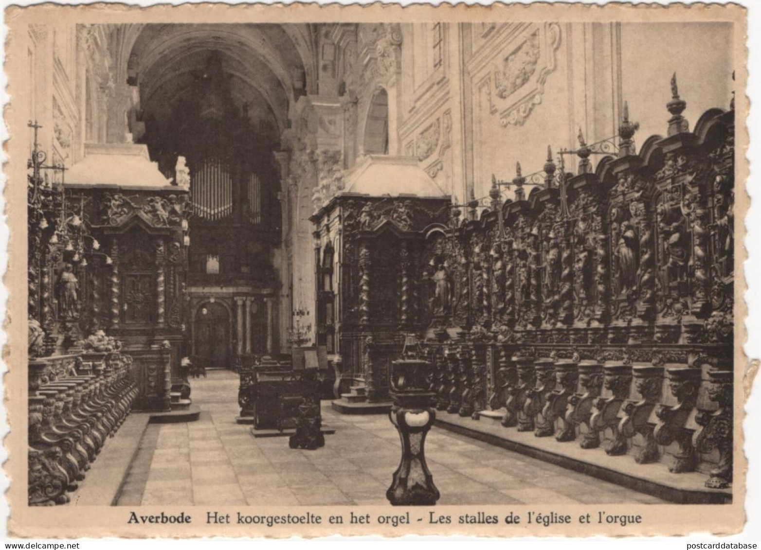 Averbode - Het Koorgestoelte En Het Orgel - & Orgel, Organ, Orgue - Autres & Non Classés