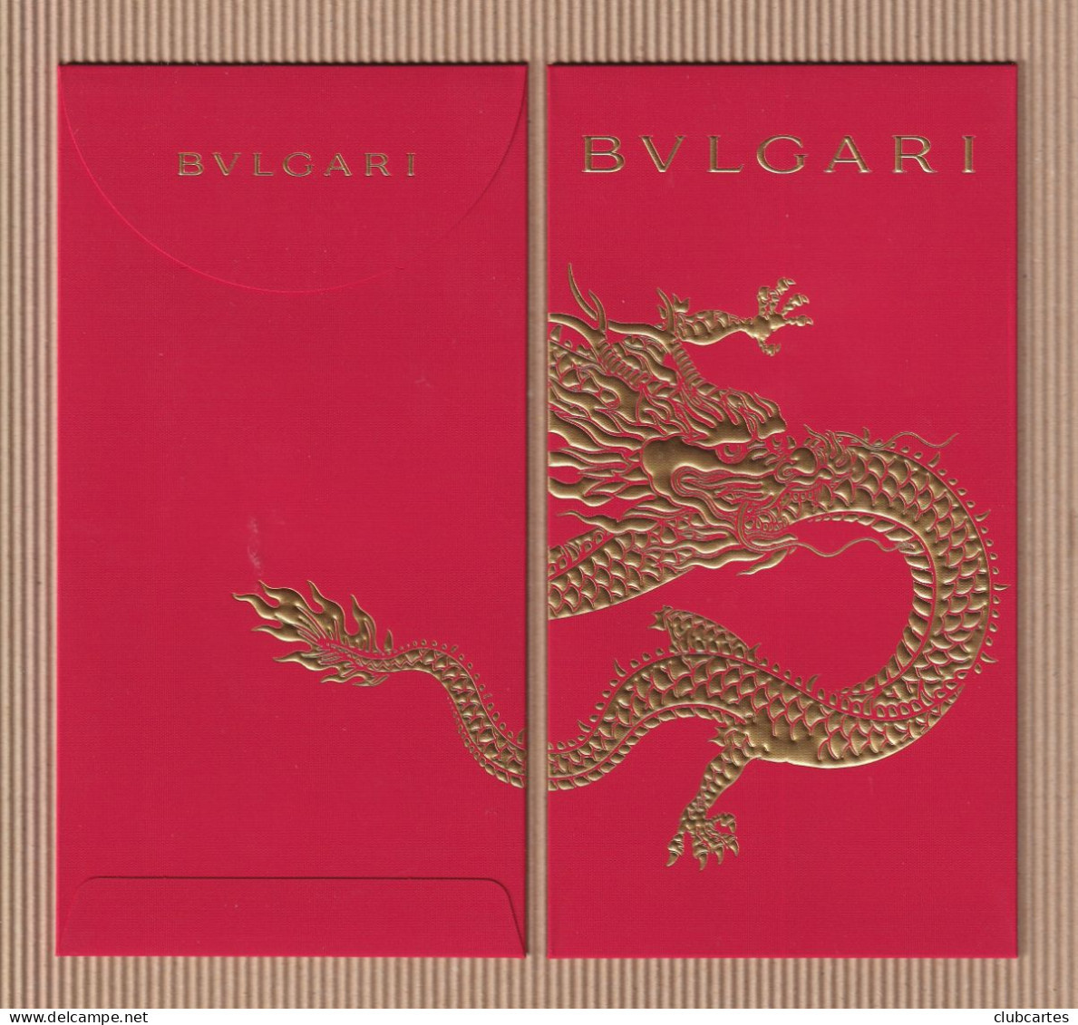 CC Chinese Lunar New Year 'BULGARI DORE' Red Pockets RED CNY - Modernas (desde 1961)