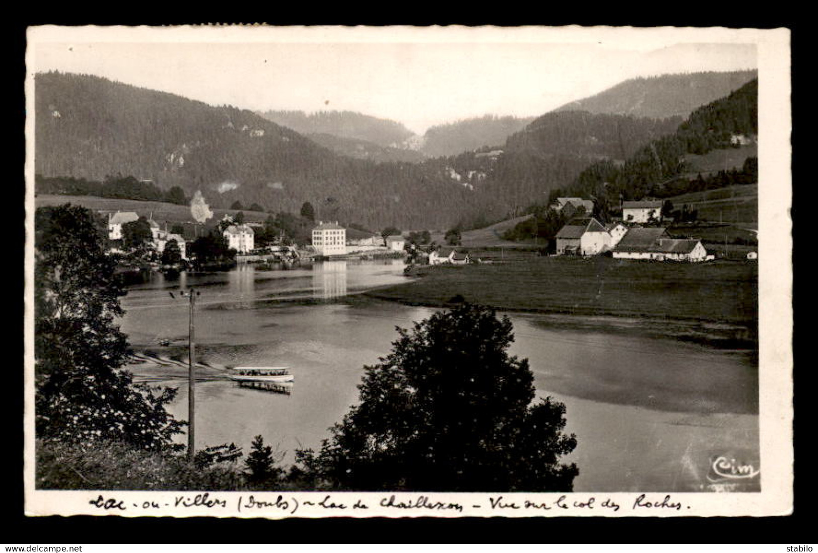 25 - LAC-OU-VILLERS - LAC DE CHAILLEXON - VUE SUR LE COL DES ROCHES - Other & Unclassified