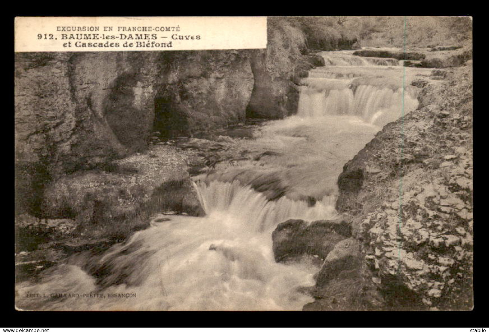 25 - BAUME-LES-DAMES - CUVES ET CASCADES DE BLEFOND - Baume Les Dames