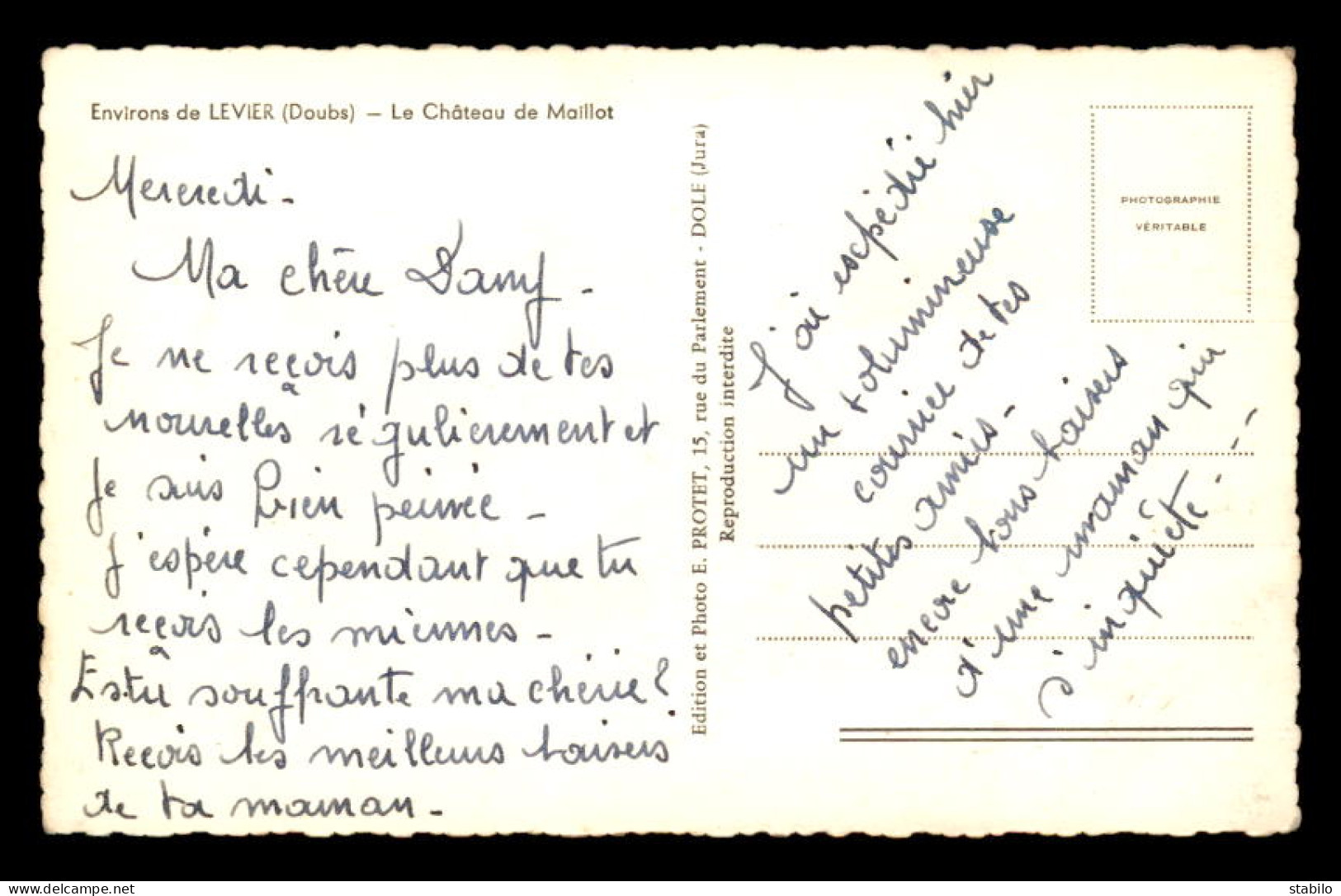 25 - CHATEAU DE MAILLOT - Other & Unclassified