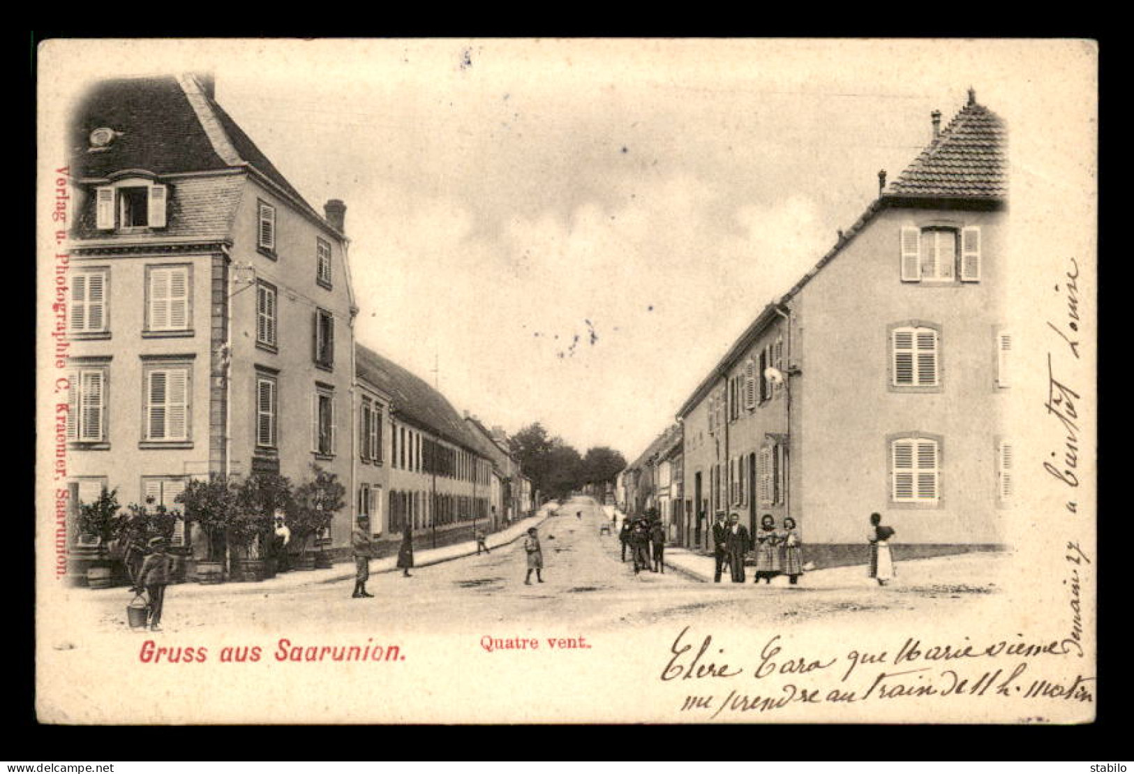 67 - SARRE-UNION - GRUSS AUS SARRUNION - QUATRE VENT - Sarre-Union