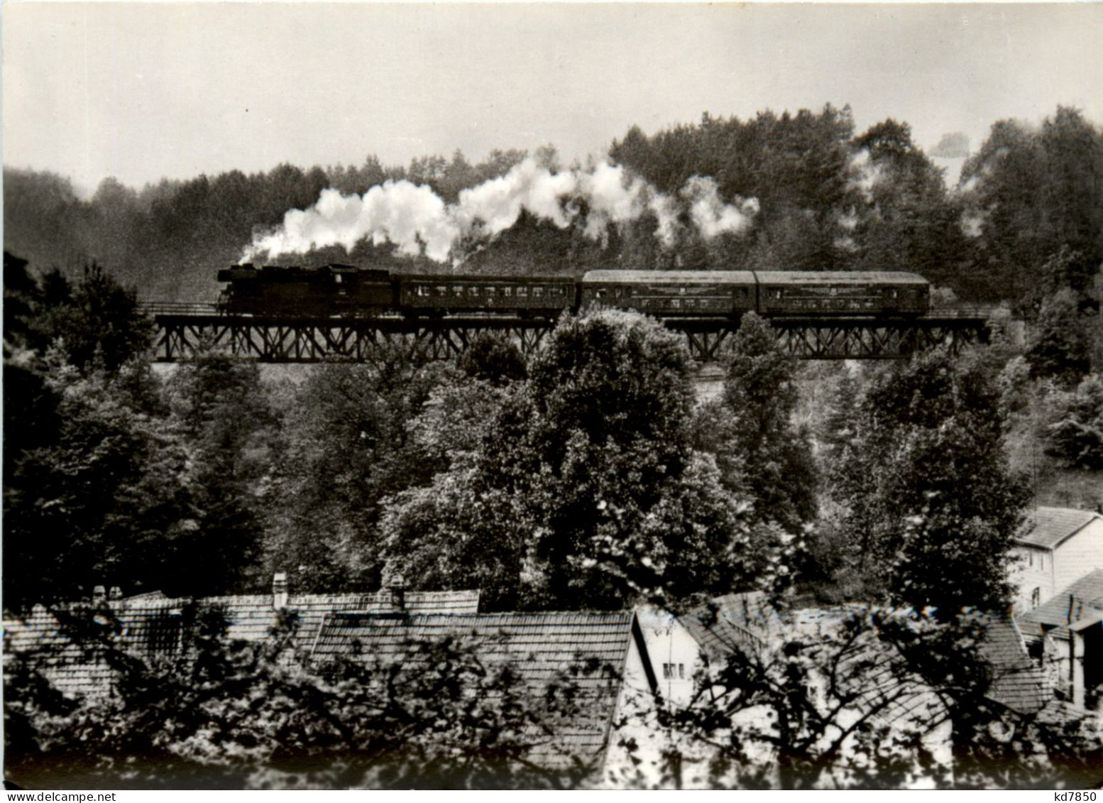 Dampflokomotive Sonderzug über Angelroda - Trenes