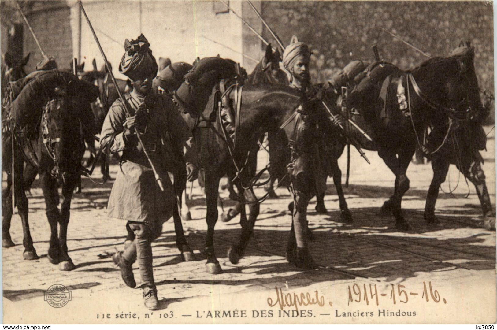 Armee Des Indes - Lanciers Hindous - Indien